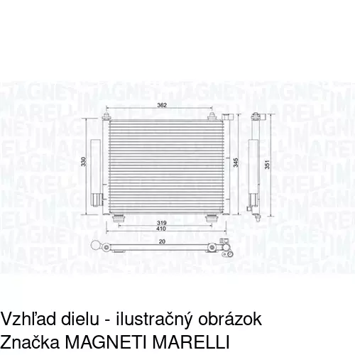 Chladiče klimatizácie POLCAR 5503K82X