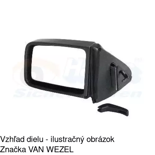 Vonkajšie zrkadlo 5505511E /POLCAR/ - obr. 3
