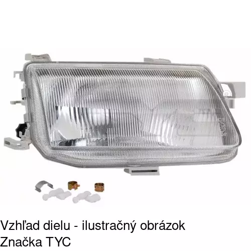 Hlavný reflektor 5507095E /POLCAR/ - obr. 1