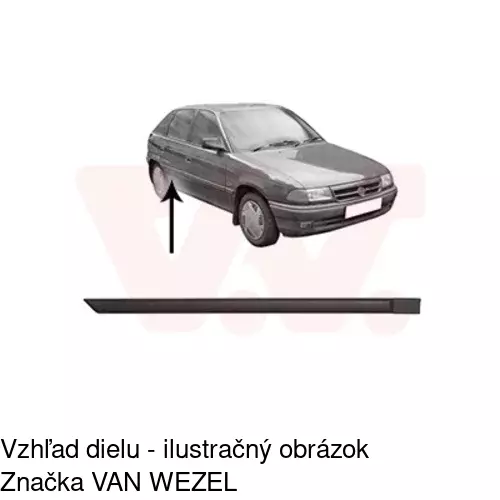 Lišta dverí POLCAR 55074062