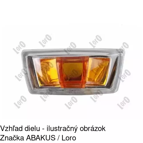 Bočná smerovka POLCAR 5509206E