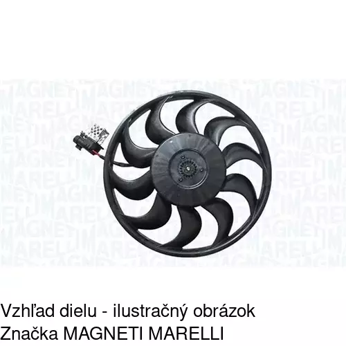 Ventilátor bez krytu / podpery 550923U9 /POLCAR/ - obr. 1