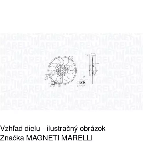Ventilátory chladičov 550923W1 /POLCAR/ - obr. 1