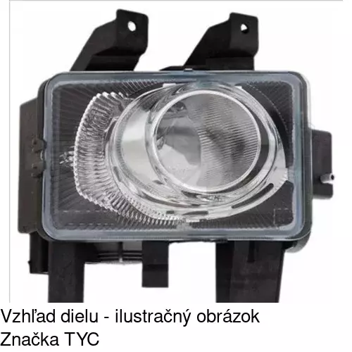 Hmlové svetlo - predné 550929-E /POLCAR/ - obr. 4