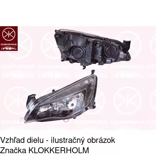 Hlavný reflektor 5511107H /POLCAR/ - obr. 1