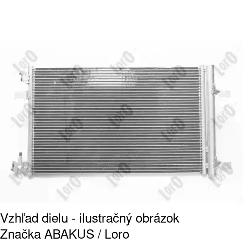Chladiče klimatizácie 5511K8C2S /POLCAR/ - obr. 4