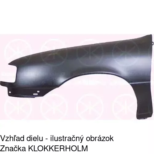 Predný blatník POLCAR 551402-1