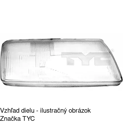 Sklo reflektora 551512-E /POLCAR/ - obr. 3