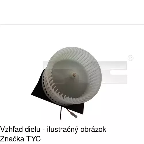 Ventilátory kúrenia POLCAR 5516NU3X