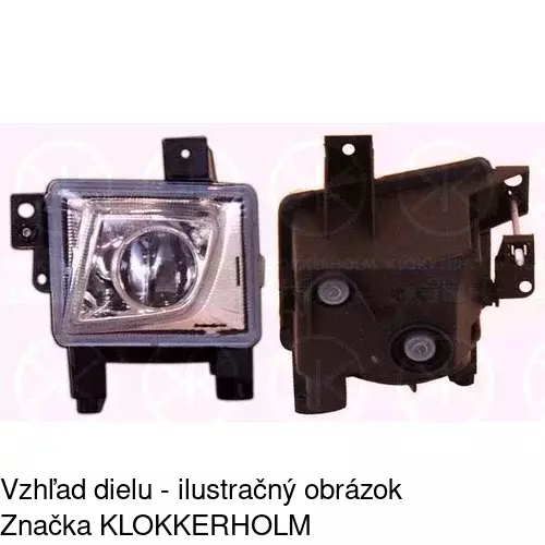 Hmlové svetlo - predné 551829-E /POLCAR/ - obr. 1