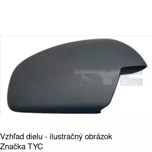 Rám vonkajšieho zrkadla 551854PM /POLCAR/ - obr. 5