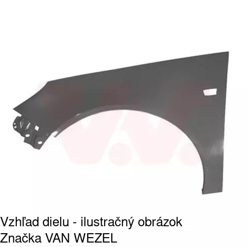 Predný blatník 552001 /POLCAR/ - obr. 3