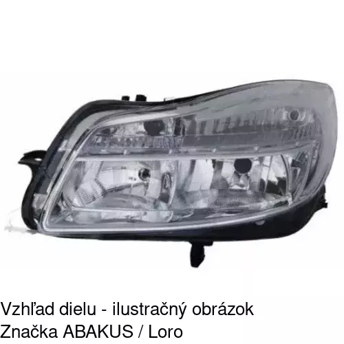 Hlavný reflektor 552010-E /POLCAR/ - obr. 4