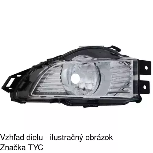 Hmlové svetlo - predné POLCAR 552029-E