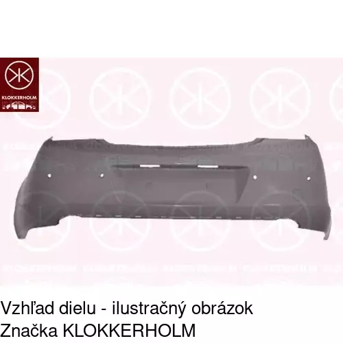 Zadný nárazník POLCAR 552096