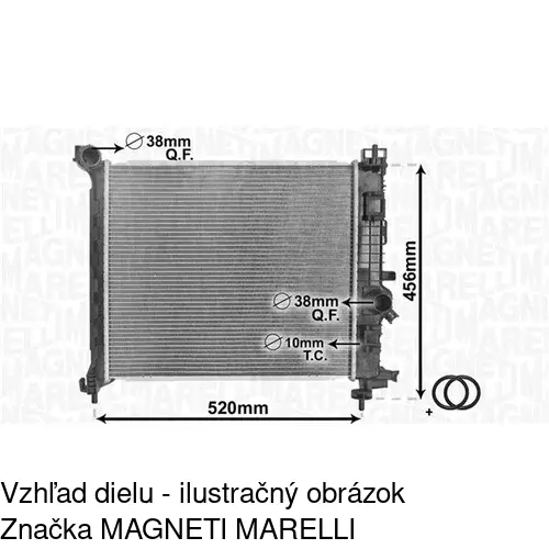 Chladiče vody 5546081K /POLCAR/ - obr. 2