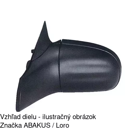 Vonkajšie zrkadlo 5555511E /POLCAR/ - obr. 4