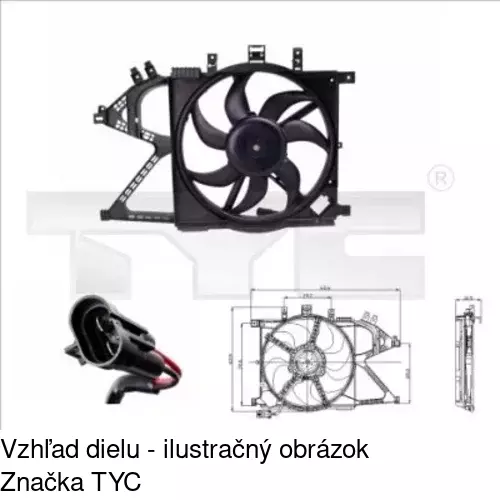 Ventilátory chladičov 555623W4 /POLCAR/ - obr. 4