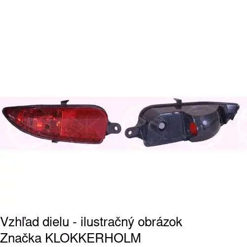Hmlové svetlo - zadné 5556980E /POLCAR/ - obr. 3