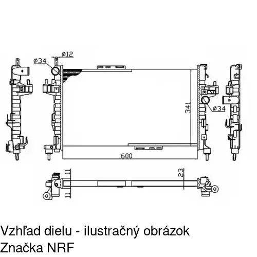 Chladiče vody 5557081X /POLCAR/ - obr. 2