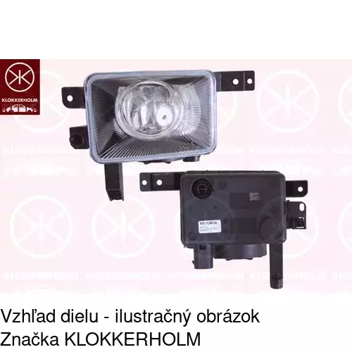 Hmlové svetlo - predné 5557300E /POLCAR/ - obr. 1