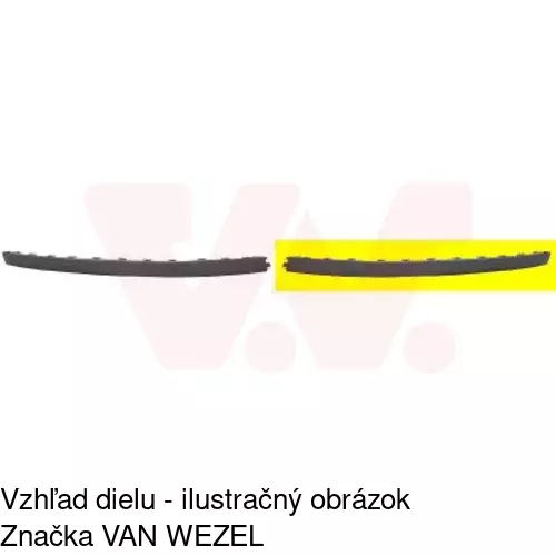 Držiak výstuhy predného nárazníka 555807-5 /POLCAR/ - obr. 1