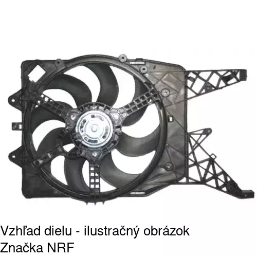 Ventilátory chladičov POLCAR 555823W1X
