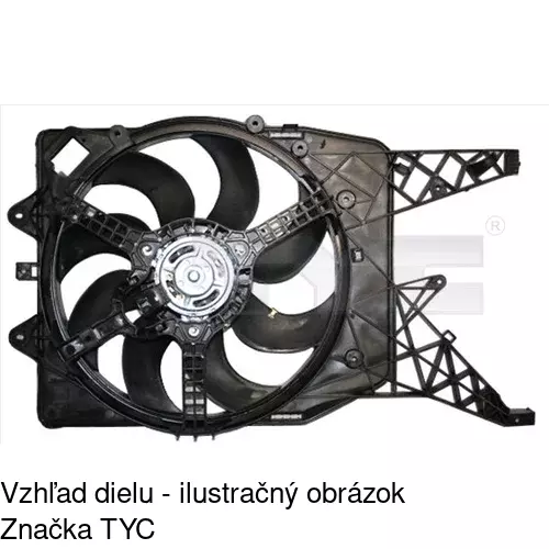Ventilátory chladičov 555823W2 /POLCAR/ - obr. 2