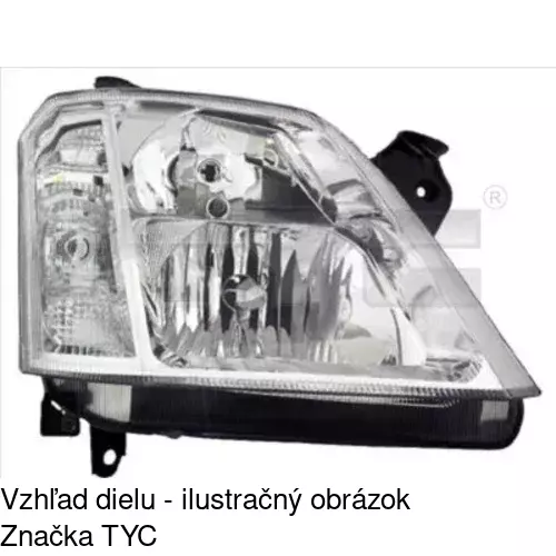 Hlavný reflektor POLCAR 5559100E