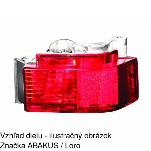 Zadné svetlo POLCAR 555987-V