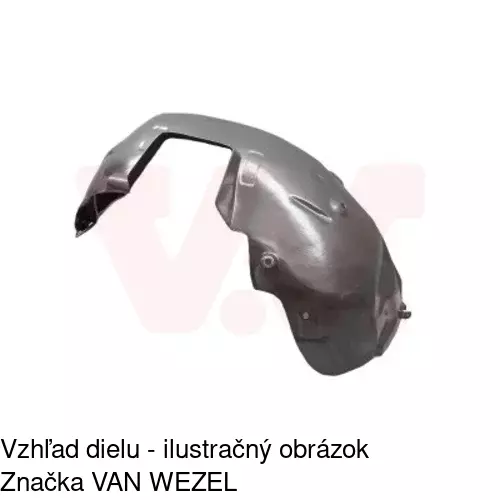 Podblatník (plast) 5559FL1T /POLCAR/ - obr. 1