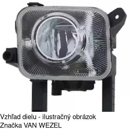 Hmlové svetlo - predné 556230-E /POLCAR/ - obr. 2