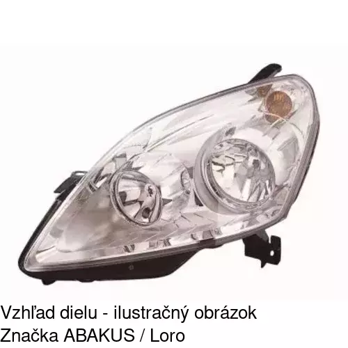 Hlavný reflektor 556310-E /POLCAR/ - obr. 4