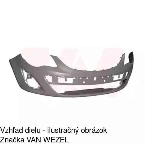 Predný nárazník 55B107 /POLCAR/ - obr. 2