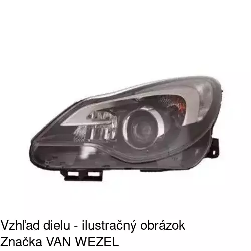 Hlavný reflektor POLCAR 55B1091V