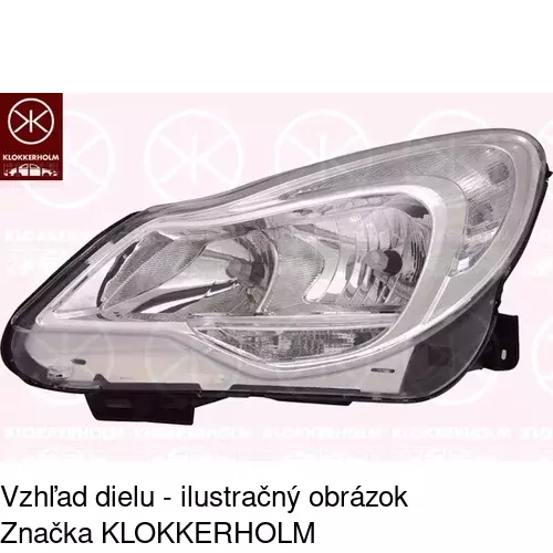 Hlavný reflektor 55B110-E /POLCAR/ - obr. 2