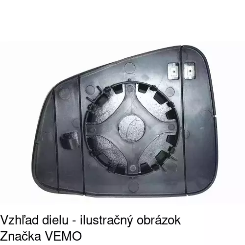 Sklo vonkajšieho zrkadla s držiakom 55L1545M /POLCAR/ - obr. 4