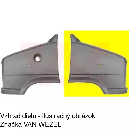 Predný blatník POLCAR 570101