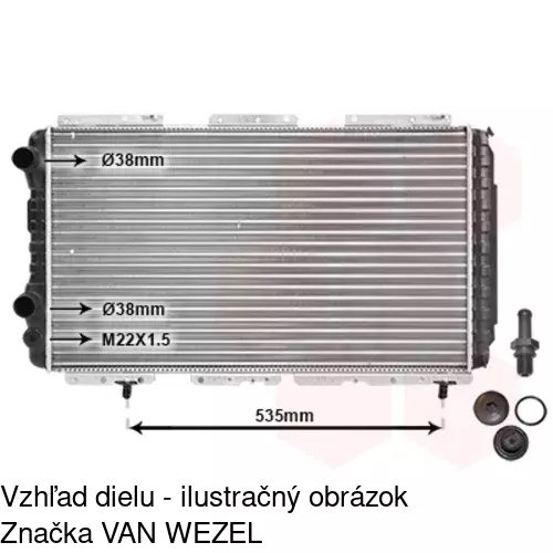 Chladiče vody 570208-3 /POLCAR/ - obr. 3
