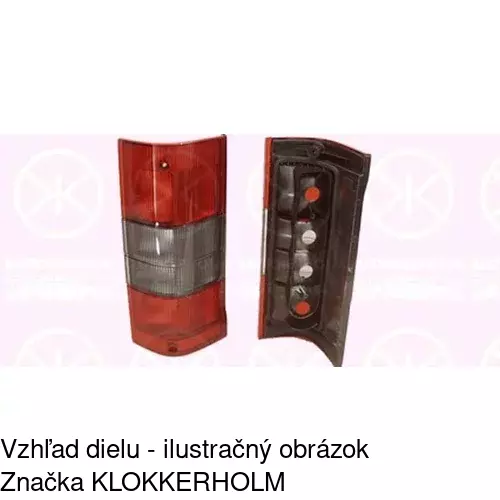 Zadné svetlo 5702871E /POLCAR/ - obr. 1
