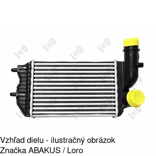 Chladiče vzduchu (Intercoolery) 5702J8-1 /POLCAR/ - obr. 3