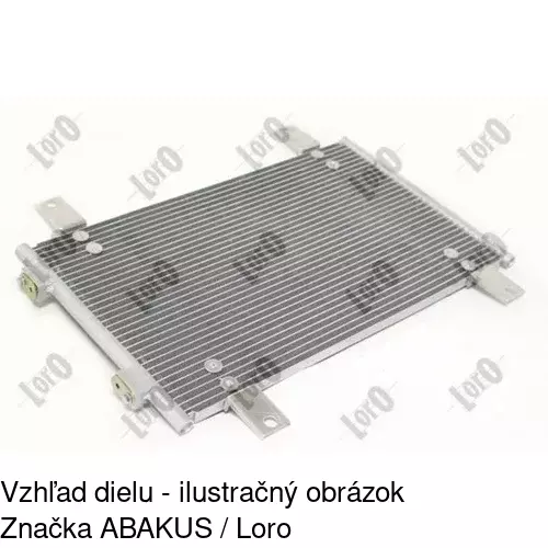 Chladiče klimatizácie 5702K8C2 /POLCAR/ - obr. 3