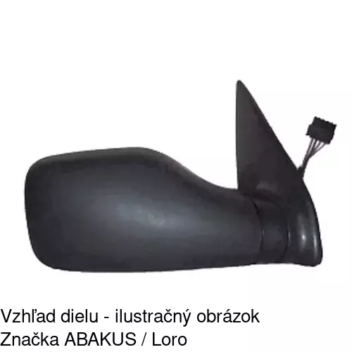 Vonkajšie zrkadlo 5706524E /POLCAR/ - obr. 2