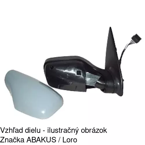 Vonkajšie zrkadlo 5706524E /POLCAR/ - obr. 4