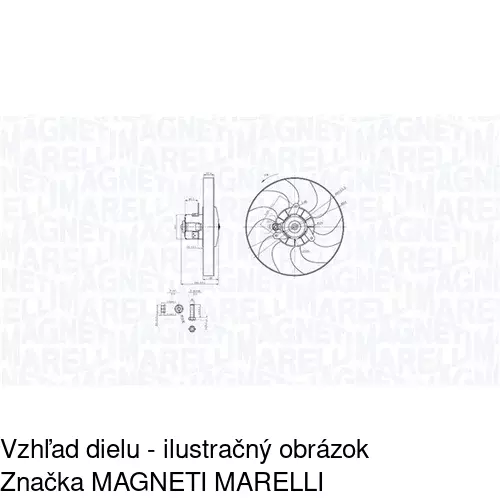 Ventilátory chladičov 570723W5 /POLCAR/ - obr. 2