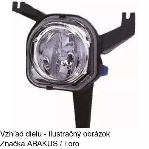 Hmlové svetlo - predné 5708291E /POLCAR/ - obr. 2