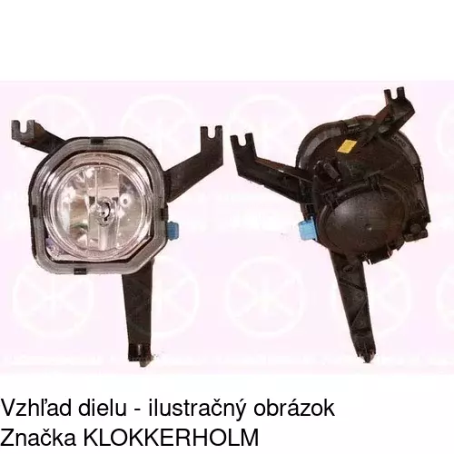 Hmlové svetlo - predné 5708301E /POLCAR/ - obr. 1