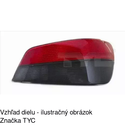 Zadné svetlo POLCAR 5708881E