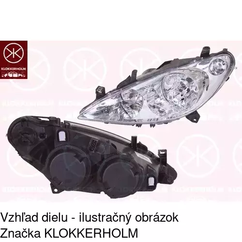 Hlavný reflektor 5710109E /POLCAR/ - obr. 2