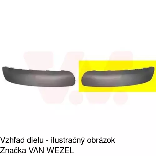 Lišta nárazníka 571096-5 /POLCAR/ - obr. 1